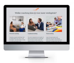 Coaching website voor kleine ondernemers