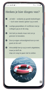 Website eigen kracht coaching mobiel design