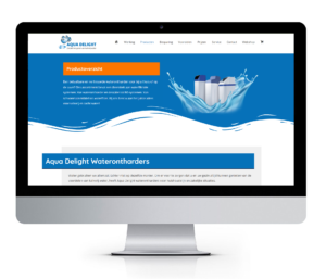 Responsive website voor Aqua Delight Waterontharders Leeuwarden