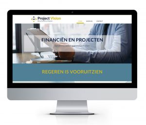 Website voor Projectmanagement en Financieel management